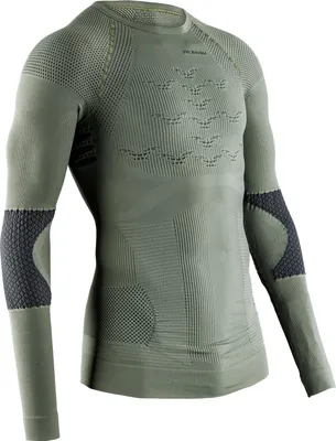 Produktbild von X-Bionic X-Plorer Energizer 4.0 Herren-Langarmshirt - Fortschrittliche High-Tech-Strickwaren für optimale Thermoregulation und Leistung bei Sport und Outdoor-Aktivitäten - Olivgrün/Anthrazit, M