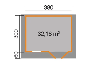Produktbild von weka Gartenhaus 136 Gr. 1