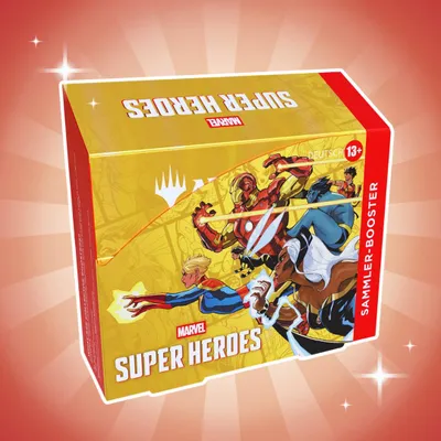Productafbeelding van Magic: The Gathering Marvel Super Heroes Collector Booster Display (Duits) – 12 Collector Boosters + bescherming tijdens verzending