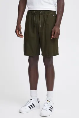 Produktbild von Blend BHShorts Herren Shorts aus Leinenmix kurze Hose mit Kordelzug Eingrifftaschen Relaxed fit