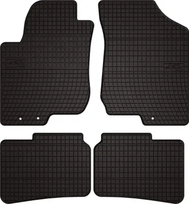 Immagine prodotto di Tappetini auto in gomma adatto per Hyundai i30 I (2007-2012, hatchback, station wagon, CW) neri, set 4 pz, con fissaggi