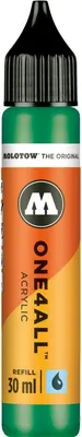 Produktbild von Nachfülltinte One4All für Permanentmarker 30ml türkis Packung mit 6 Stück