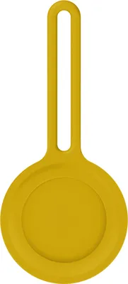Produktbild von Für Apple AirTag Silikon Anti Kratz Schutz Cover Anhänger Gelb Vollschutz NEU