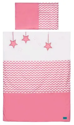 Immagine prodotto di biancheria da letto 3 pezzi Belisima Star 100/135 rosa