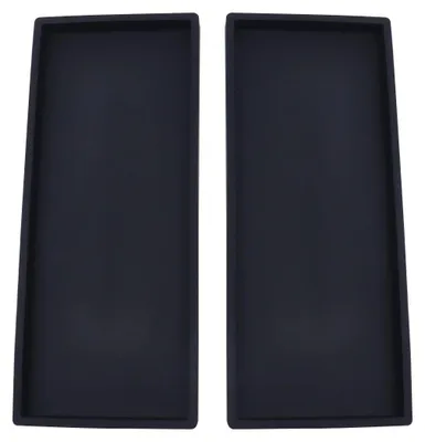 Immagine prodotto di Piattino decorativo in silicone, 30 cm, nero, ideale per gioielli e candele
