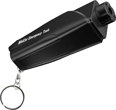 Produktbild von INF Auto-Sicherheitshammer - Glasfreies Design Schwarz