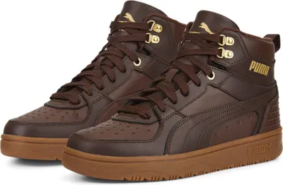 Produktbild von PUMA Rebound Rugged High-Top Sneaker Unisex dark chocolate/dark chocolate/puma team gold 45