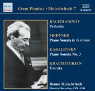 Produktbild von Moiseiwitsch, B: Historical Recordings 1928-48