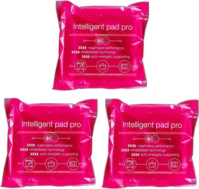Zdjęcie produktu dla zestaw 3 podkładek chłodzących cool packs -  GERMANY - 15x15 cm - zimny i ciepły kompres - siniaki i ukąszenia owadów oraz żelowa podkładka chłodząca i okład chłodzący na ból