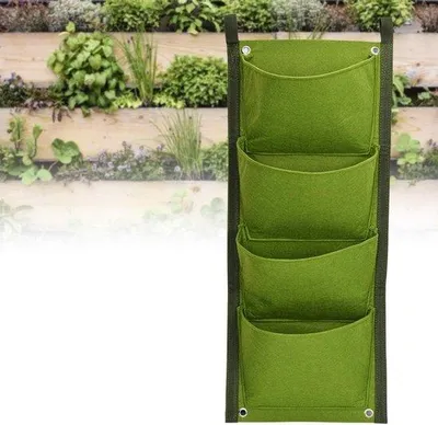 Produktbild von Automatische Plantenzak für Wand - Binnen und Außen - Selbstregulierende Wasserabgabe - 32 x 27 x 5 cm