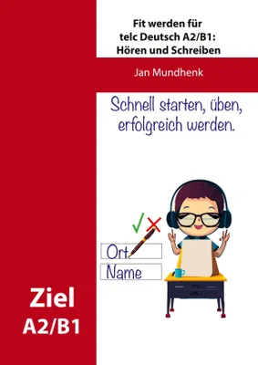 Produktbild von Fit werden für telc Deutsch A2/B1: Hören und Schreiben