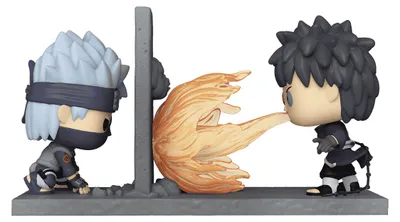 Immagine prodotto di Funko POP! Momento Naruto Shippuden – Set di figure Kakashi contro Obito, scena anime