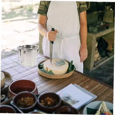 Produktbild von Praktischer Gewürzfilterkorb mit Dichtem Lochdesign aus Edelstahl Gewürzkorb zum Mitkochen Sicher und Hygienisch für Küche und Haushalt