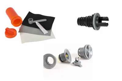 Produktbild von Schlauchbootventil Adapter Reparaturset Ventilschlüssel