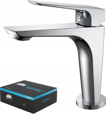 Immagine prodotto di Miscelatore per lavabo, verticale, cromo, bocca fissa