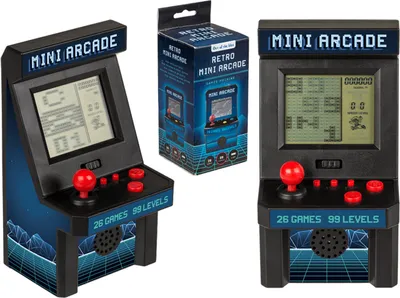 Produktbild von OOTB Mini-Spielautomat Retro mit 26 Spielen