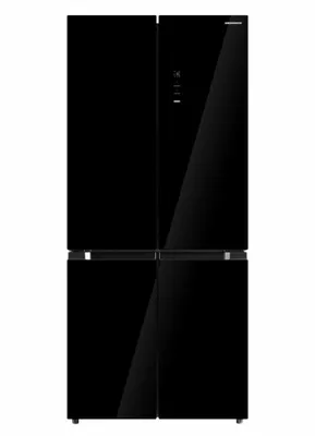 Produktbild von Heinner HSBS-M515MDINVHGBKE++ Side-by-Side Kühlschrank 515 L, No-Frost, Inverter, InoxCool, Schwarzglas