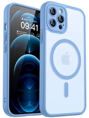 Obrázok produktu pre Magnetické puzdro na iPhone 12 Pro, modrej farby