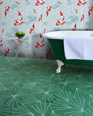 Produktbild von Coloray Fototapete 250x250 cm Latextapete Magicstick - Koi Karpfen
