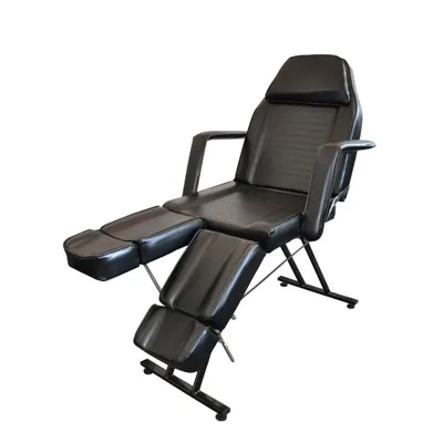 Immagine prodotto di GIOVE Poltrona lettino per massaggi tattoo centro estetico pedicure manicure NERO