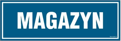 Obrázek produktu pro Sklad - nápis 300 X 100 PVC pevná informační tabule + samolepky