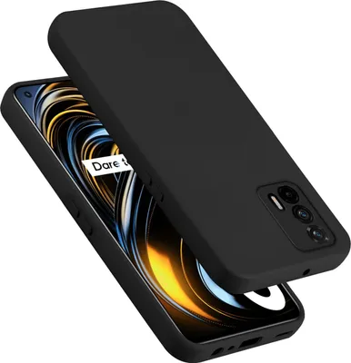 Obrázok produktu pre Cadorabo kryt pre Realme GT Silikónový kryt na mobilný telefón Puzdro z tekutého silikónu, odolné proti poškriabaniu a nárazom, ochranný kryt pre Realme GT