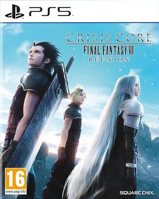 The cover art for the video game Crisis Core: Final Fantasy VII Reunion for PlayStation 5.