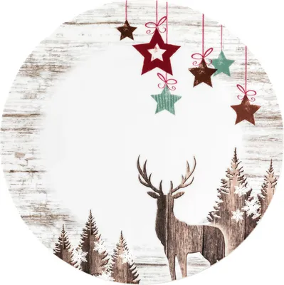 Zdjęcie produktu dla Okrągły talerz obiadowy 28 cm – Seltmann Weiden Life Christmas