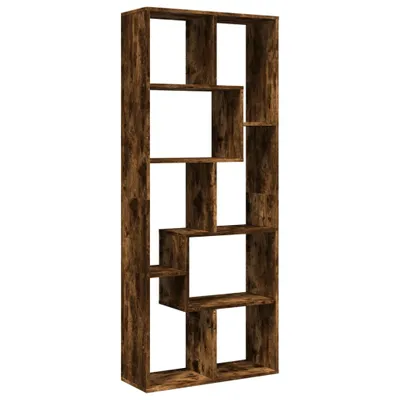 Obrázok produktu pre vidaXL Rozdeľovač izieb - regál s dymovým dubom 67x25x161,5cm materiál na báze dreva