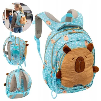 Produktbild von Astra | Schulrucksack Set Fluffy Capy, ergonomisch, leicht und wasserabweisend