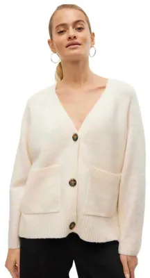 Produktbild von VERO MODA VMBOOM LS V-Neck Button Cardigan GA NOOS