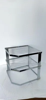 Produktbild von Famanu Eckregal Organizer 2er-Set - Metall für Küche und Schrank