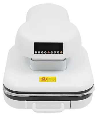 Produktbild von Automatische Transferpresse CH2352 - T-Shirt Heat Press - 1600W 220V - LCD Display - Temperatur 0–200°C - EU Stecker - Weiß
