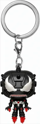 Zdjęcie produktu dla FUNKO POP! Keychain Marvel Spider-Man: Maximum Venom Venomized Iron Man, Figurka kolekcjonerska, Komiksy
