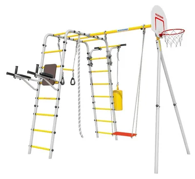 Obrázek produktu pro Hřiště do zahrady Fitness Basic – žluté