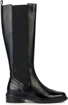 Produktbild von GEOX Stiefel WALK PLEASURE, Glattleder, Schwarz, Damen