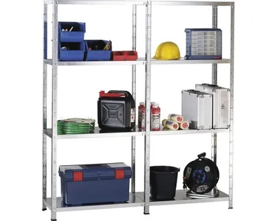 Obrázok produktu pre Kovový regál rozširovací Schulte 4505-V 1800x2000x350 mm, 8 políc, nosnosť 680 kg, pozinkovaný