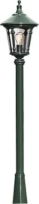 Produktbild von Konstsmide Virgo Leuchtenkopf grün lackiertes Aluminium, rauchfarbenes Acrylglas, Hand EU 578-600