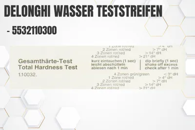 Image de Bandelettes de test pour l'eau DeLonghi 5532110300