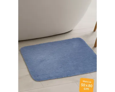 Produktbild von Badematte Badteppich Duschvorleger Badeteppich Teppich für Bad 50 x 80 cm