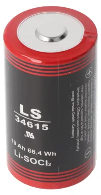 Produktbild von ER34615 Lithium Batterie D Mono 3,6 Volt 19000mAh mit breitem Pluspol min. 0,8cm, max. 11,5mm