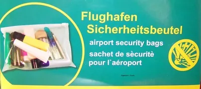 Produktbild von 1000 Sicherheitsbeutel Schiebeverschlussbeutel Flughafenbeutel 250x170mm
