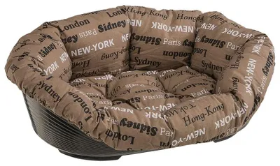 Image de Ferplast corbeille pour chiens et chats avec coussin 71 cm beige