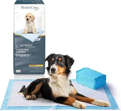 Produktbild von Famanu Hundematten 60 x 90 cm - 10 Pads für Hunde und Katzen, superabsorbierend und geruchshemmend