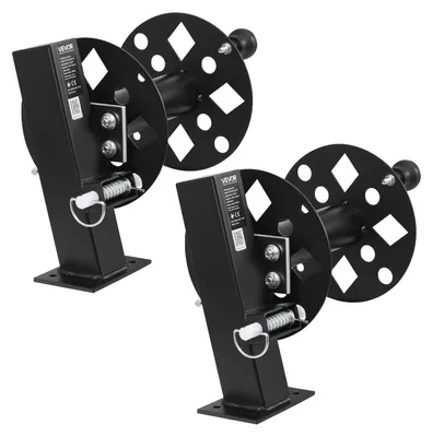 Produktbild von VEVOR 2 Stk. Schweißkabeltrommel, Schlauchtrommel mit 2 Leertrommel für 38,1m 70mm² & 45,1m 50mm² Schweißschlauch, Manuelle Schweißkabelrolle aus Stahl mit Sicherungsstift für Industrie Baustelle