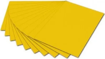 Produktbild von Folia Tonpapier 130g A4 100 Blatt goldgelb