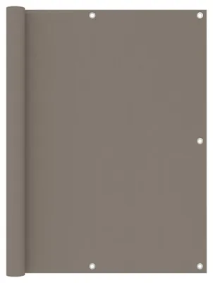 Produktbild von Balkon Sichtschutz Windschutz Sonnenschutz Zaunbespannung Balkonverkleidung aus Polyester für Terrasse Garten und Zaun Taupe 75 x 300 cm
