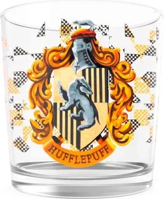 Produktbild von Hufflepuff-Logo-Glas - Offizielles Harry Potter Merchandise