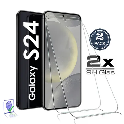 Produktbild von 2x Samsung Galaxy S24 5G - Panzerglas - Vollkleber! Panzerfolie Schutzglasfolie Displayschutzglas Echt Glas Schutz Folie Display Glasfolie 9H 2 Stück