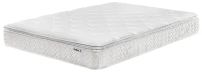 Zdjęcie produktu dla BELIANI Materac kieszeniowy tkanina bambusowa 90 x 200 cm 7-strefowy z pianką memory zdejmowalny pokrowiec średnio twardy
